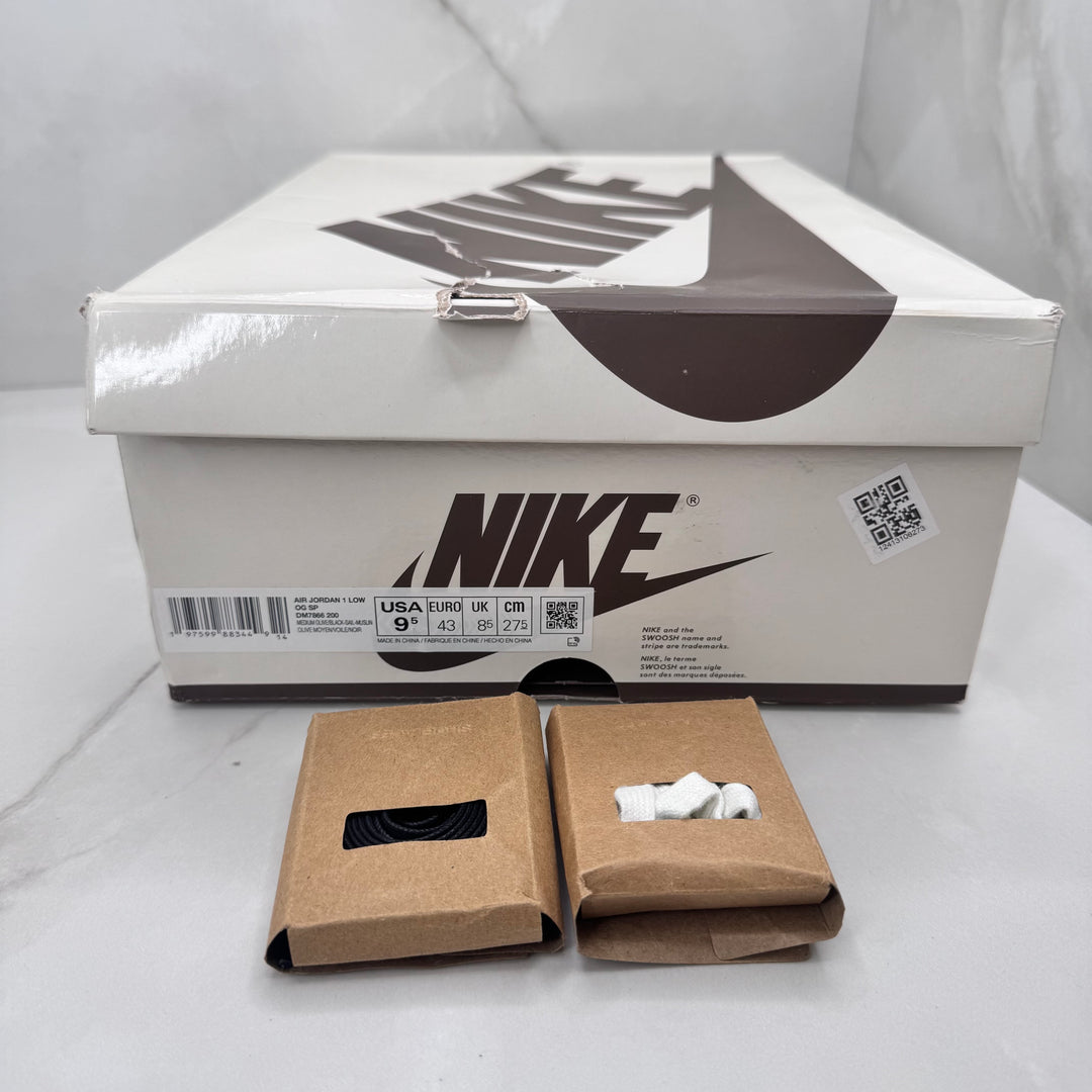 Jordan 1 Low Travis Scott Medium Olive 8.5UK