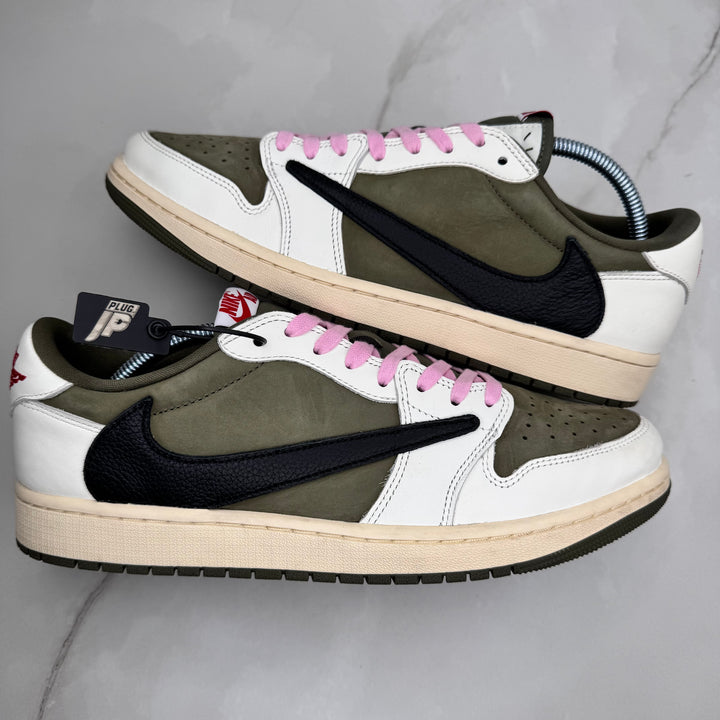 Jordan 1 Low Travis Scott Medium Olive 11UK