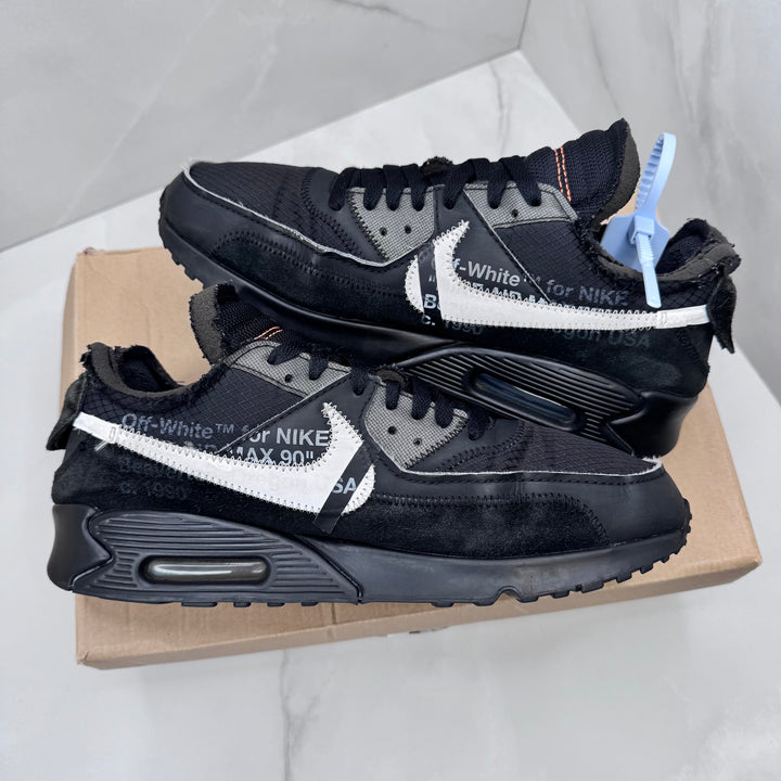 Nike Off White Air Max 90 Black 8.5UK