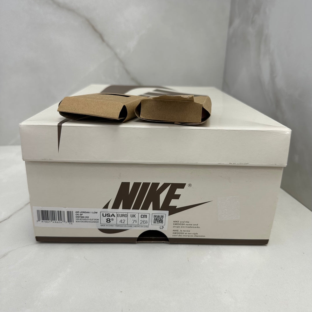 Jordan 1 Low Travis Scott Velvet 7.5UK