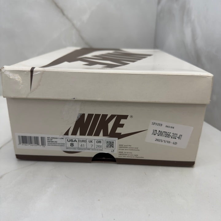 Jordan 1 Low Travis Scott Velvet 7UK