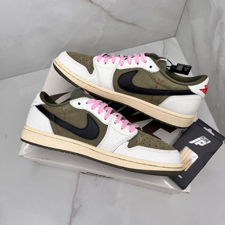 Jordan 1 Low Travis Scott Medium Olive 9UK