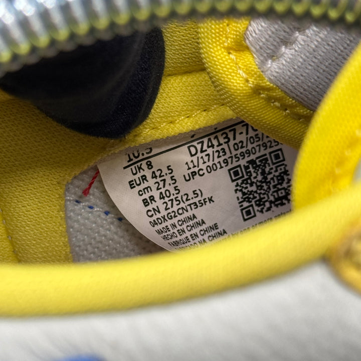 Jordan 1 Low Travis Scott Canary Yellow 8UK