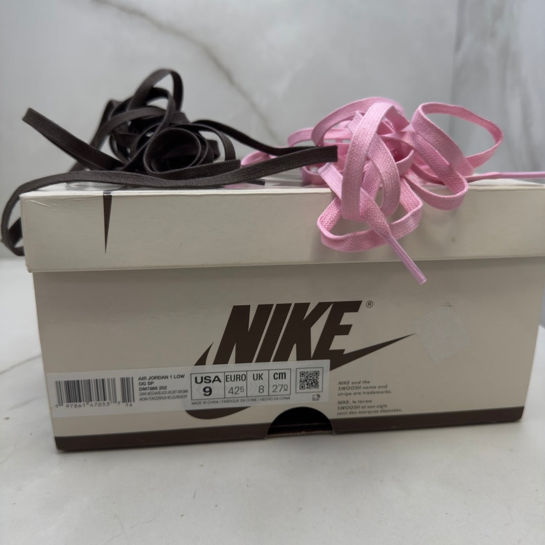 Jordan 1 Low Travis Scott Velvet 8UK