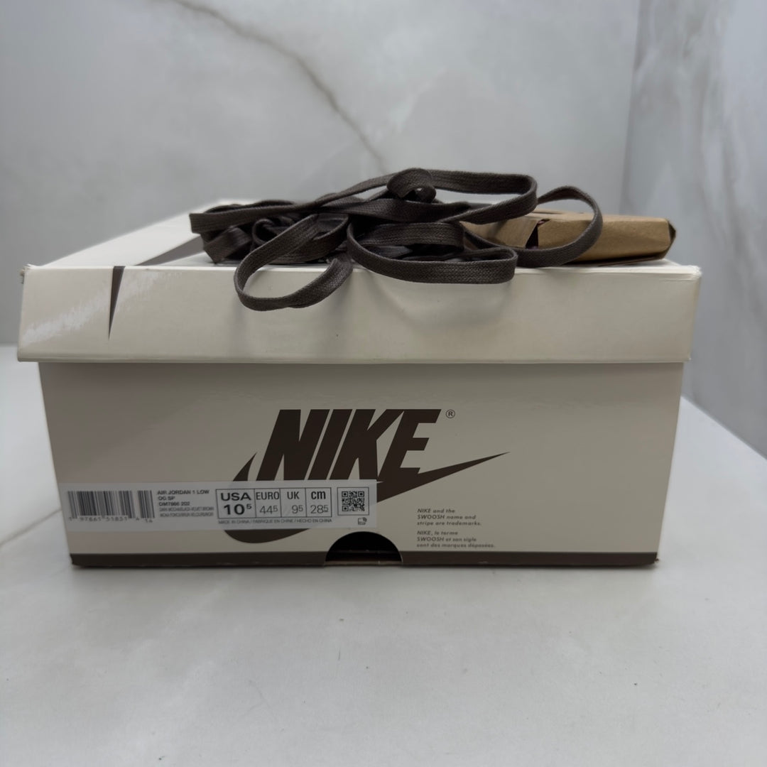 Jordan 1 Low Travis Scott Velvet 9.5UK