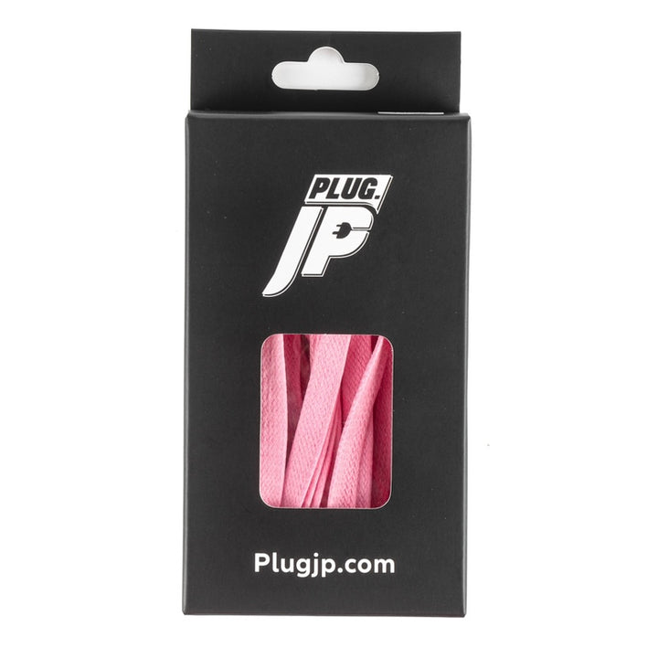 Premium Waxed Flat Shoe Laces (Pink)