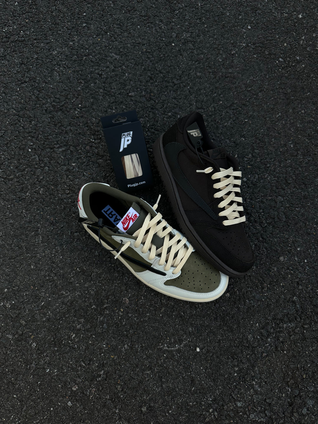 Premium Waxed Flat Shoe Laces (Cream)