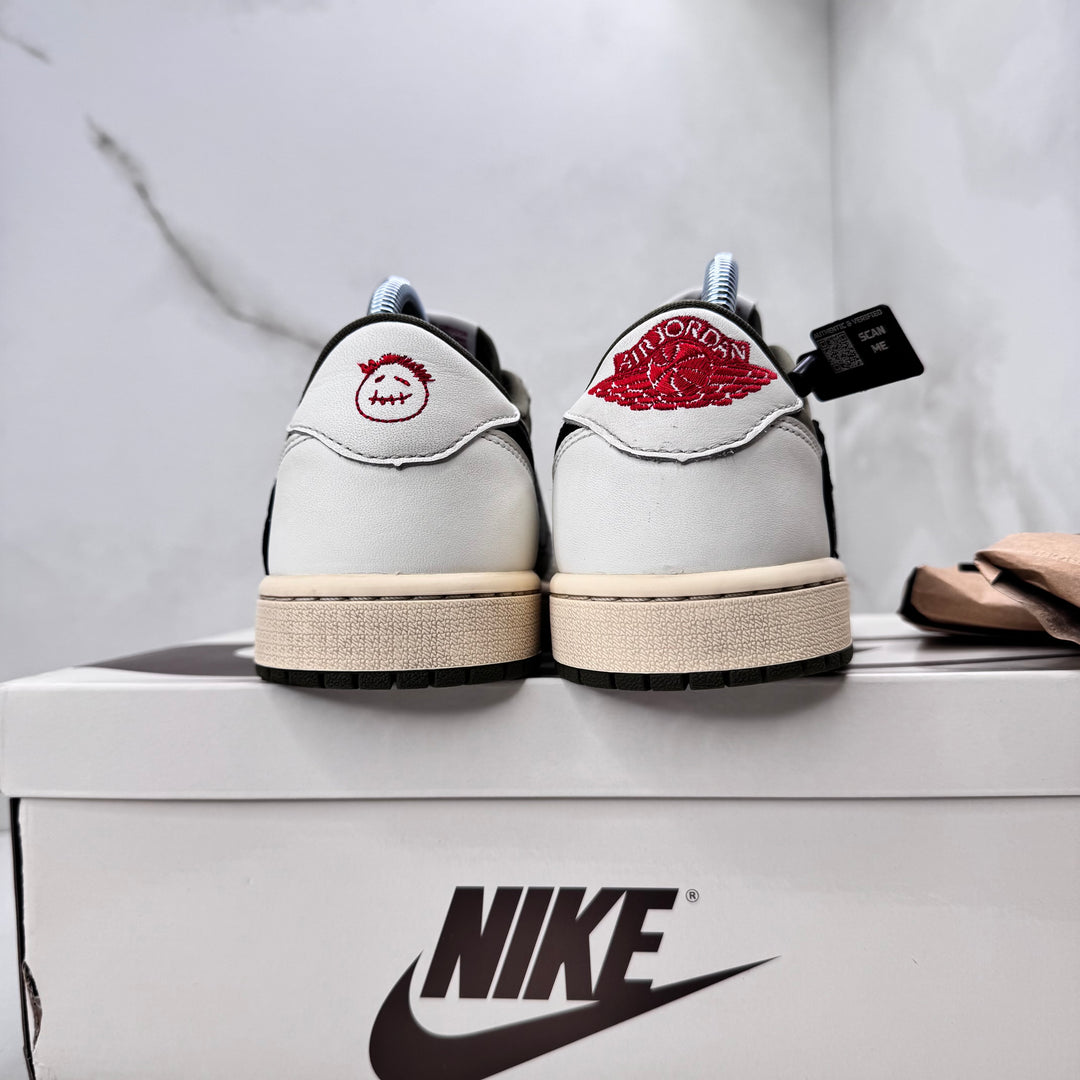 Jordan 1 Low Travis Scott Medium Olive 6UK