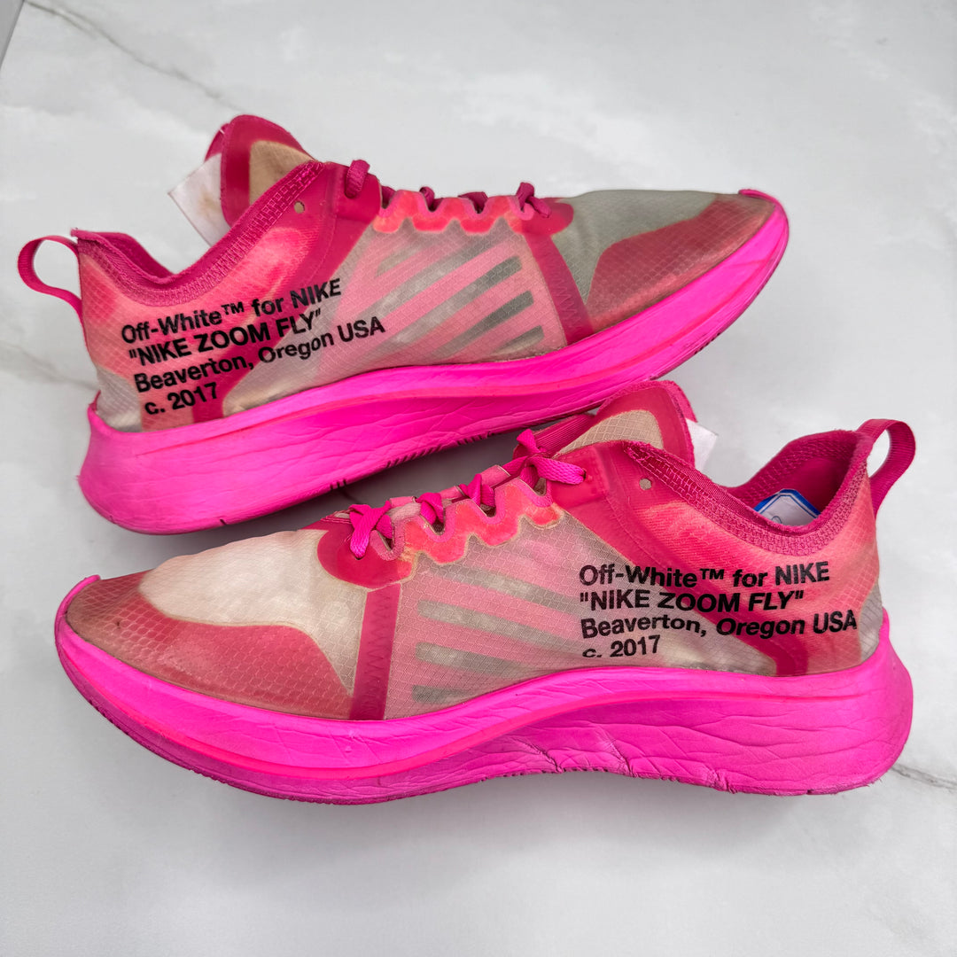 Nike Off White Zoomfly Pink 8UK