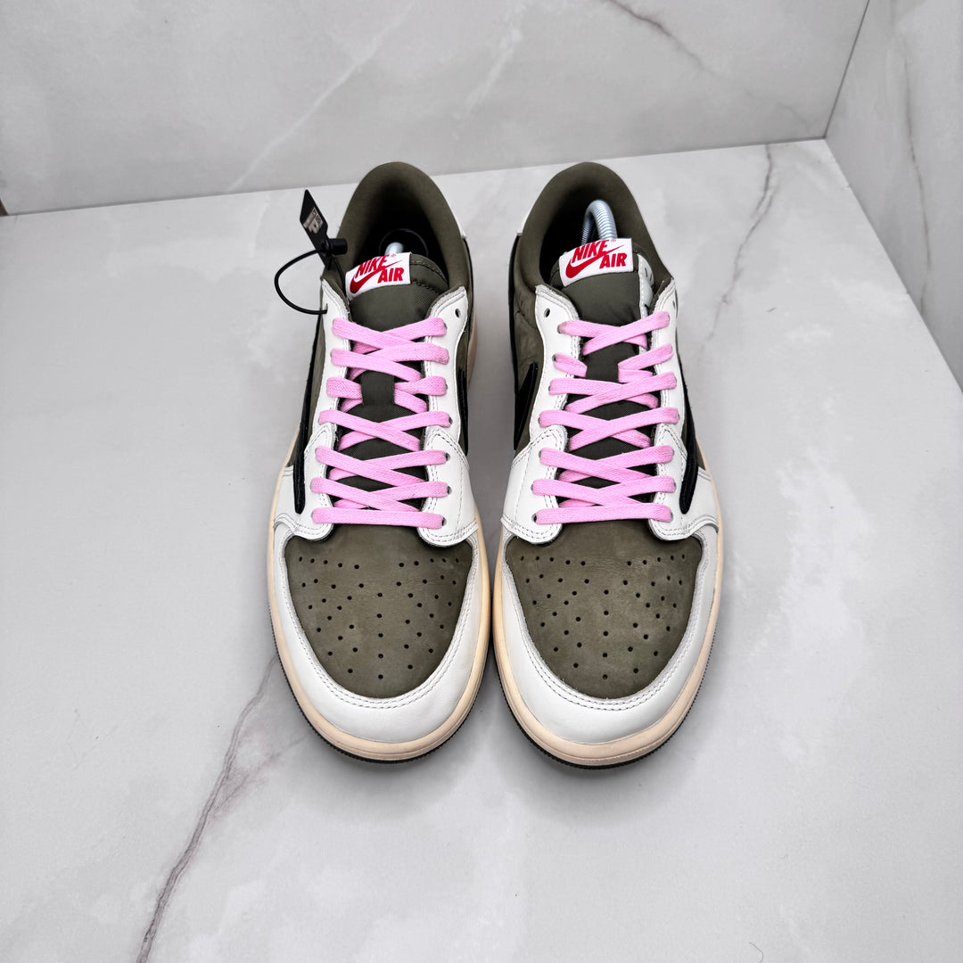 Jordan 1 Low Travis Scott Medium Olive 11UK