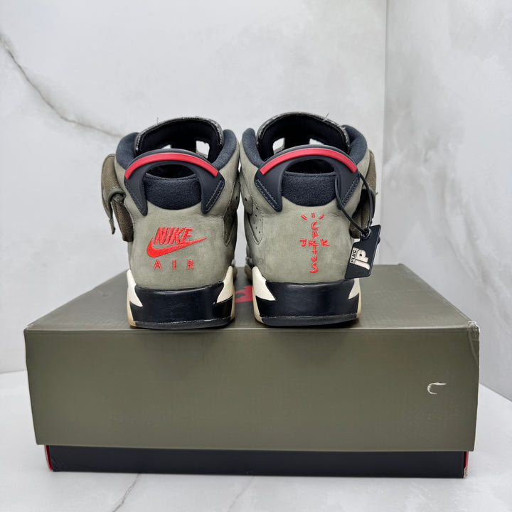 Jordan 6 Travis Scott Olive 5.5UK