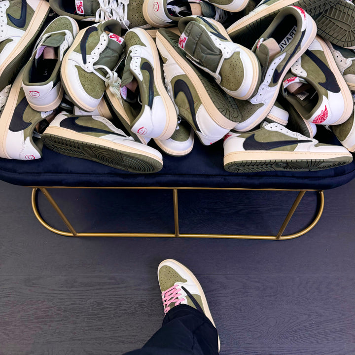 Jordan 1 Low Travis Scott Medium Olive | Brand New | All Sizes