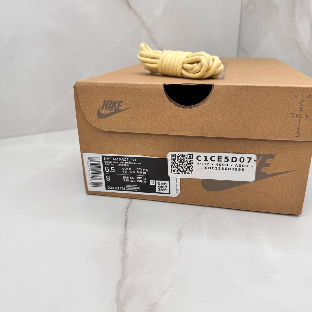 Nike Air Max 1 Travis Scott Wheat 6UK