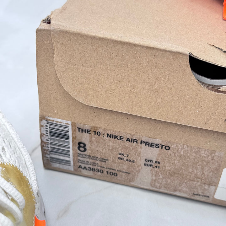 Nike Off White Presto White 7UK