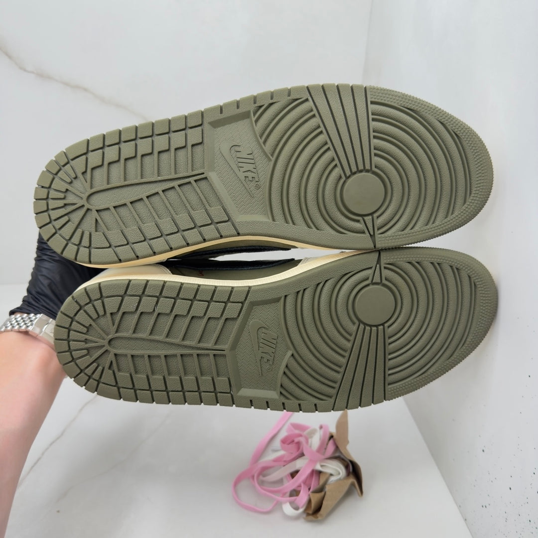 Jordan 1 Low Travis Scott Medium Olive 11UK