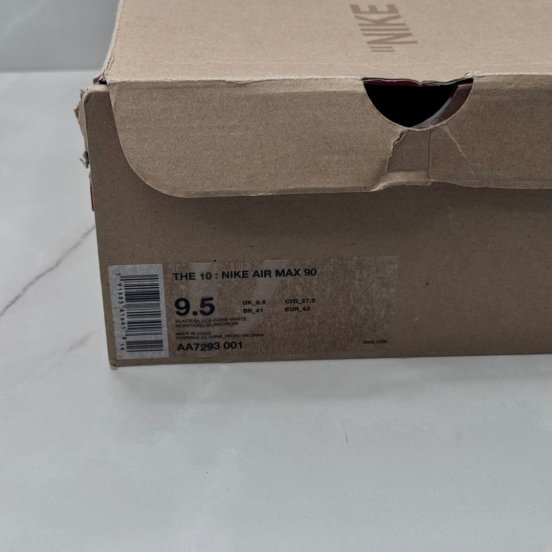 Nike Off White Air Max 90 Black 8.5UK