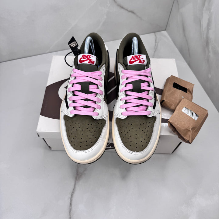 Jordan 1 Low Travis Scott Medium Olive 6UK