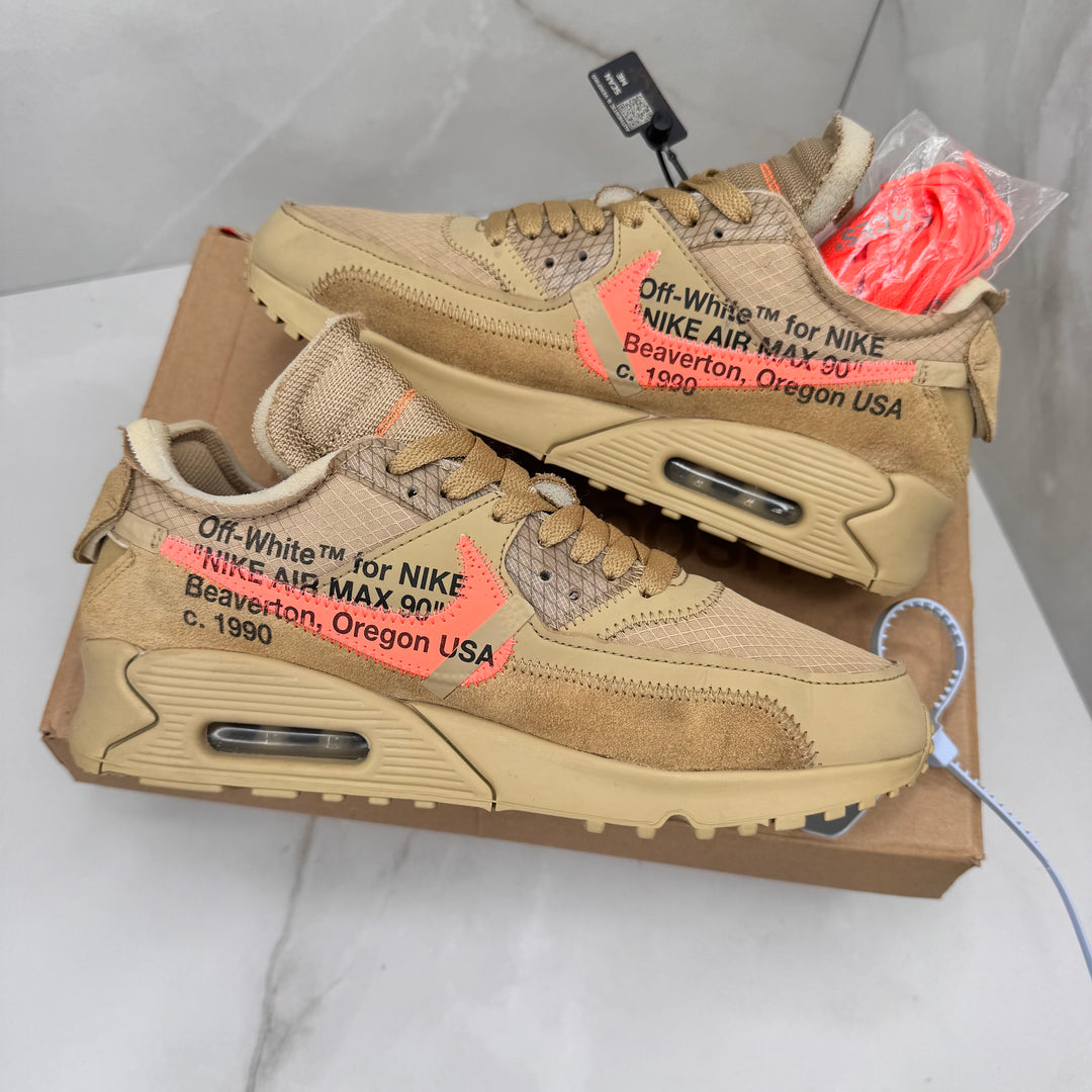 Nike Off White Air Max 90 Desert 6UK
