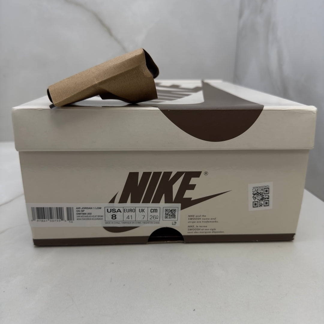 Jordan 1 Low Travis Scott Velvet 7UK