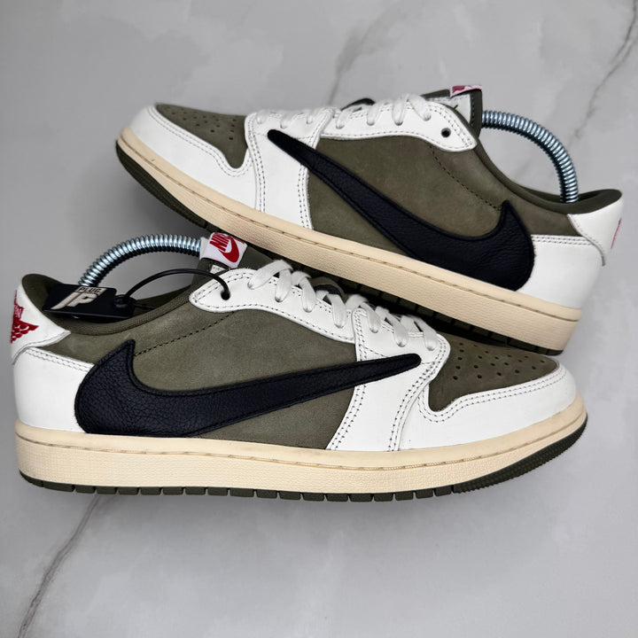 Jordan 1 Low Travis Scott Medium Olive 7.5UK
