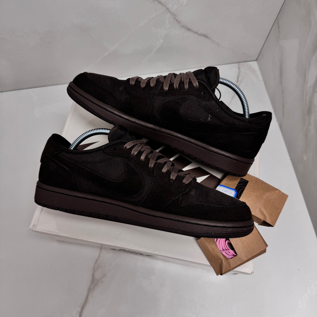 Jordan 1 Low Travis Scott Velvet 8UK
