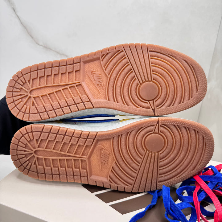 Jordan 1 Low Travis Scott Canary Yellow 7UK