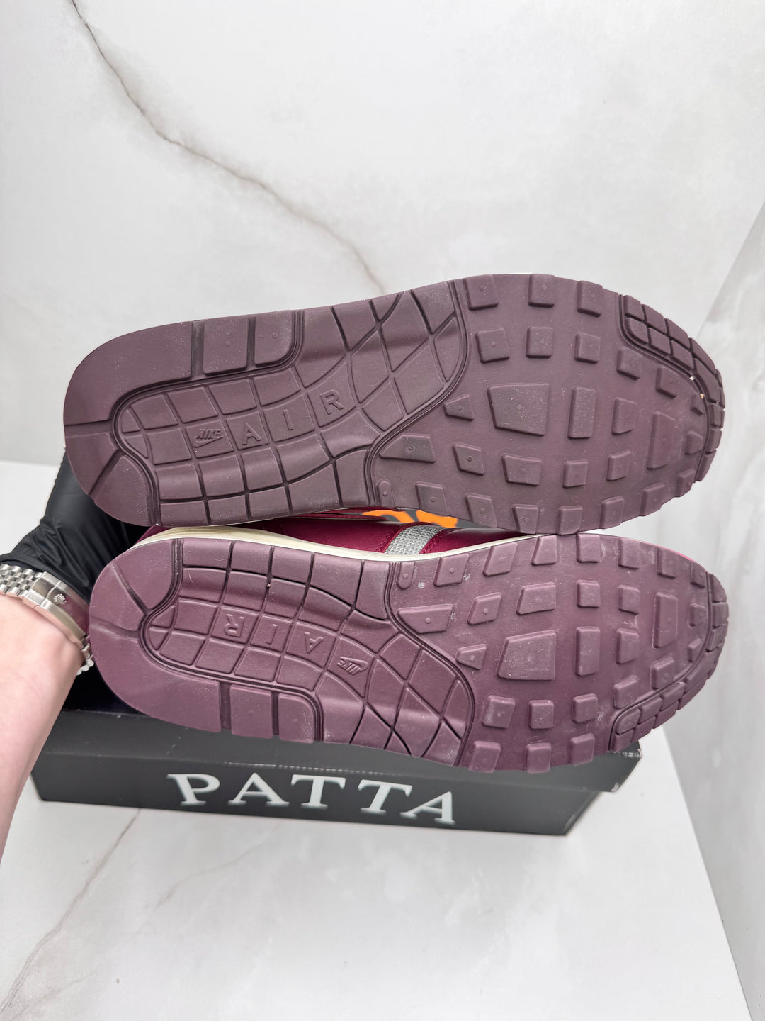 Nike Air Max 1 Patta Maroon 9.5UK