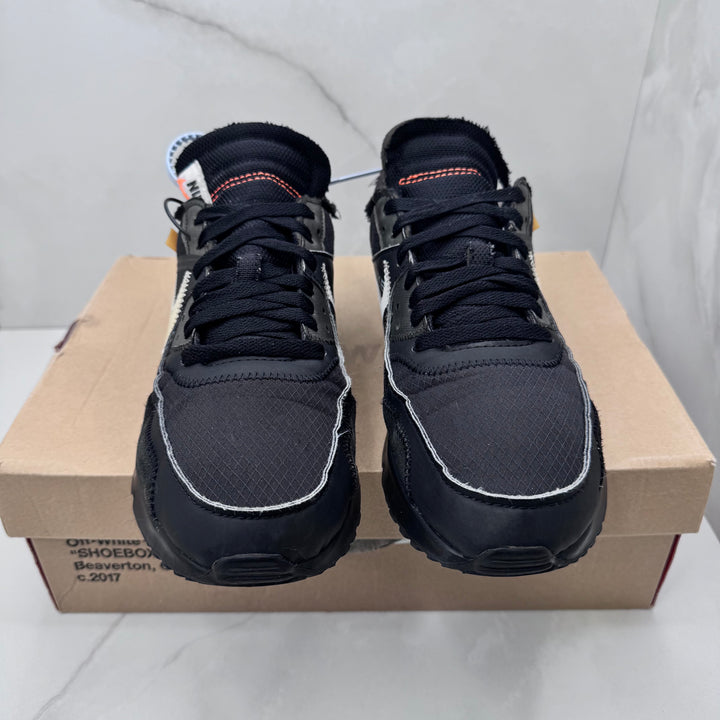 Nike Off White Air Max 90 Black 8.5UK