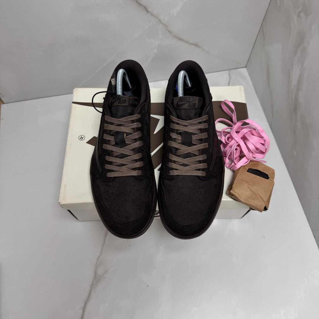 Jordan 1 Low Travis Scott Velvet 7UK
