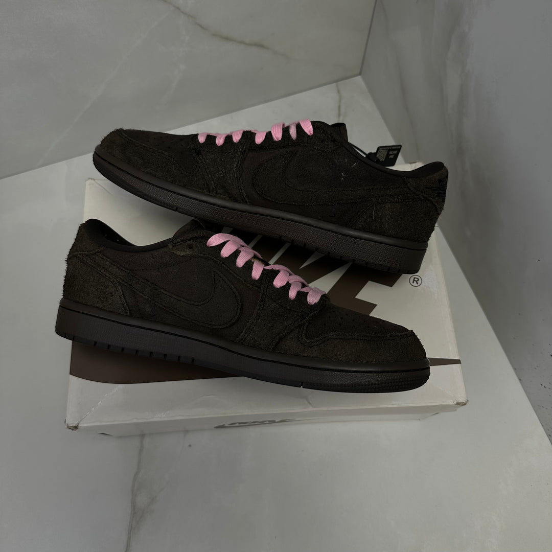Jordan 1 Low Travis Scott Velvet 7UK