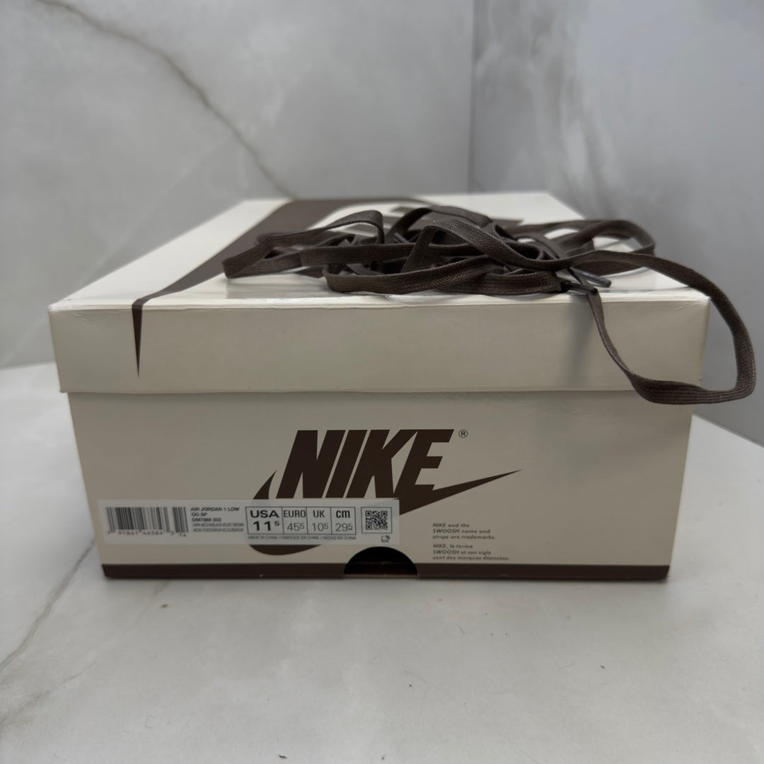 Jordan 1 Low Travis Scott Velvet 10.5UK