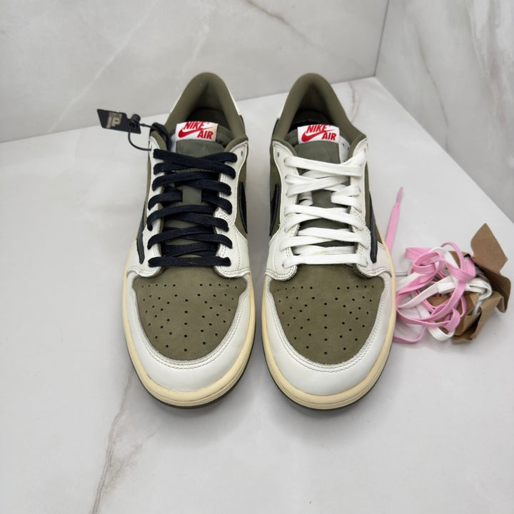 Jordan 1 Low Travis Scott Medium Olive 11UK