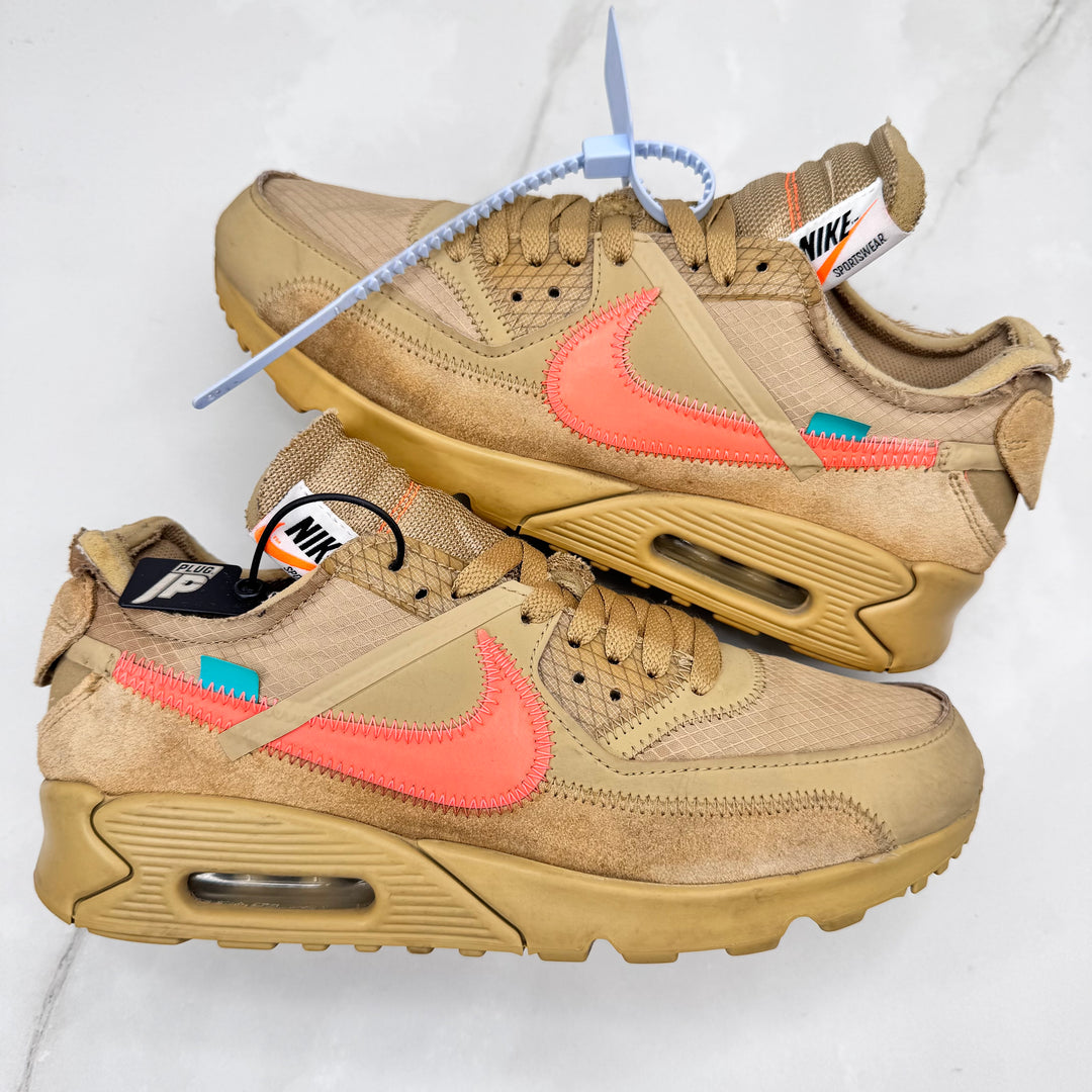Nike Off White Air Max 90 Desert 7.5UK
