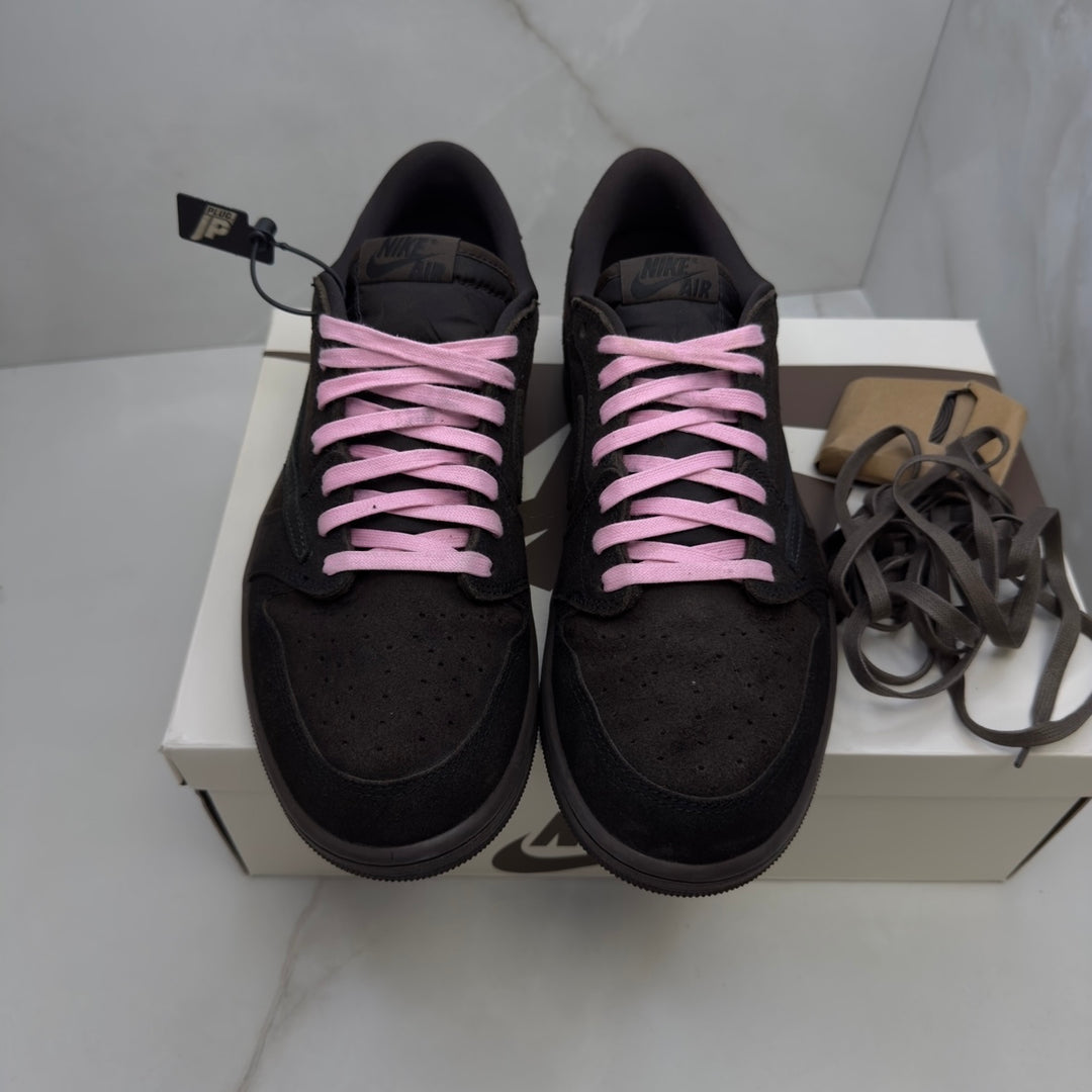 Jordan 1 Low Travis Scott Velvet 9UK