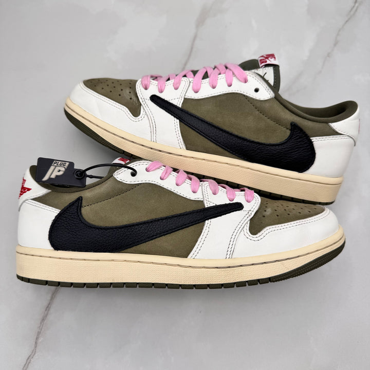 Jordan 1 Low Travis Scott Medium Olive 9UK