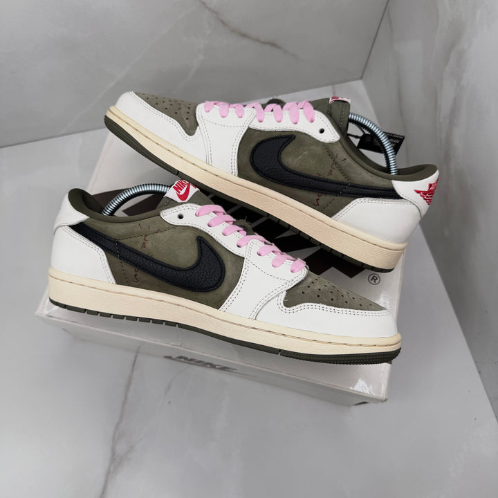 Jordan 1 Low Travis Scott Medium Olive 8UK