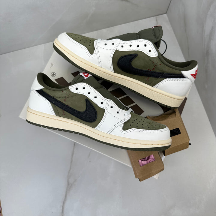 Jordan 1 Low Travis Scott Medium Olive | Brand New | All Sizes