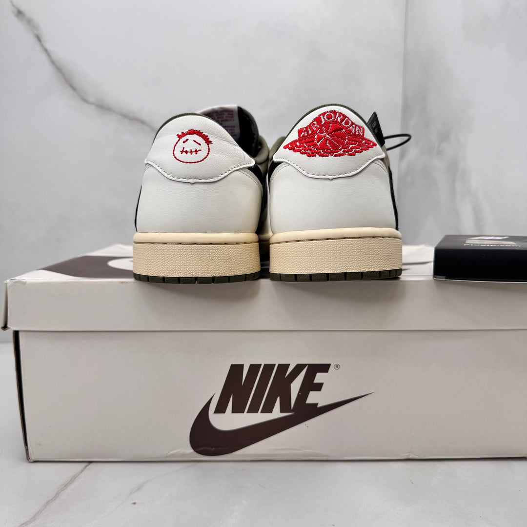Jordan 1 Low Travis Scott Medium Olive 9UK
