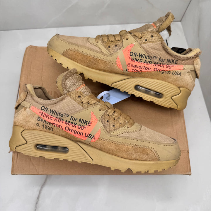 Nike Off White Air Max 90 Desert 7.5UK