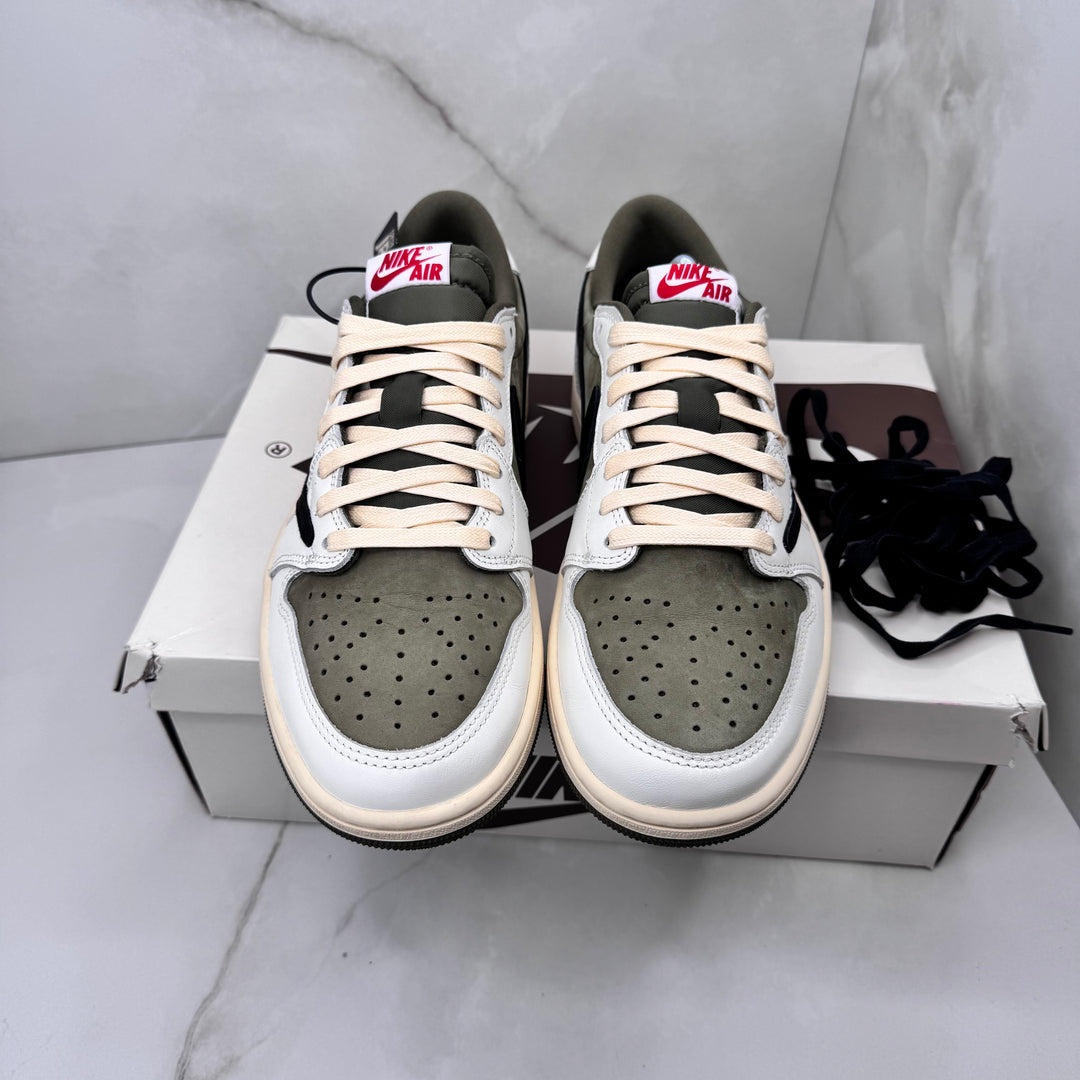 Jordan 1 Low Travis Scott Medium Olive 9UK