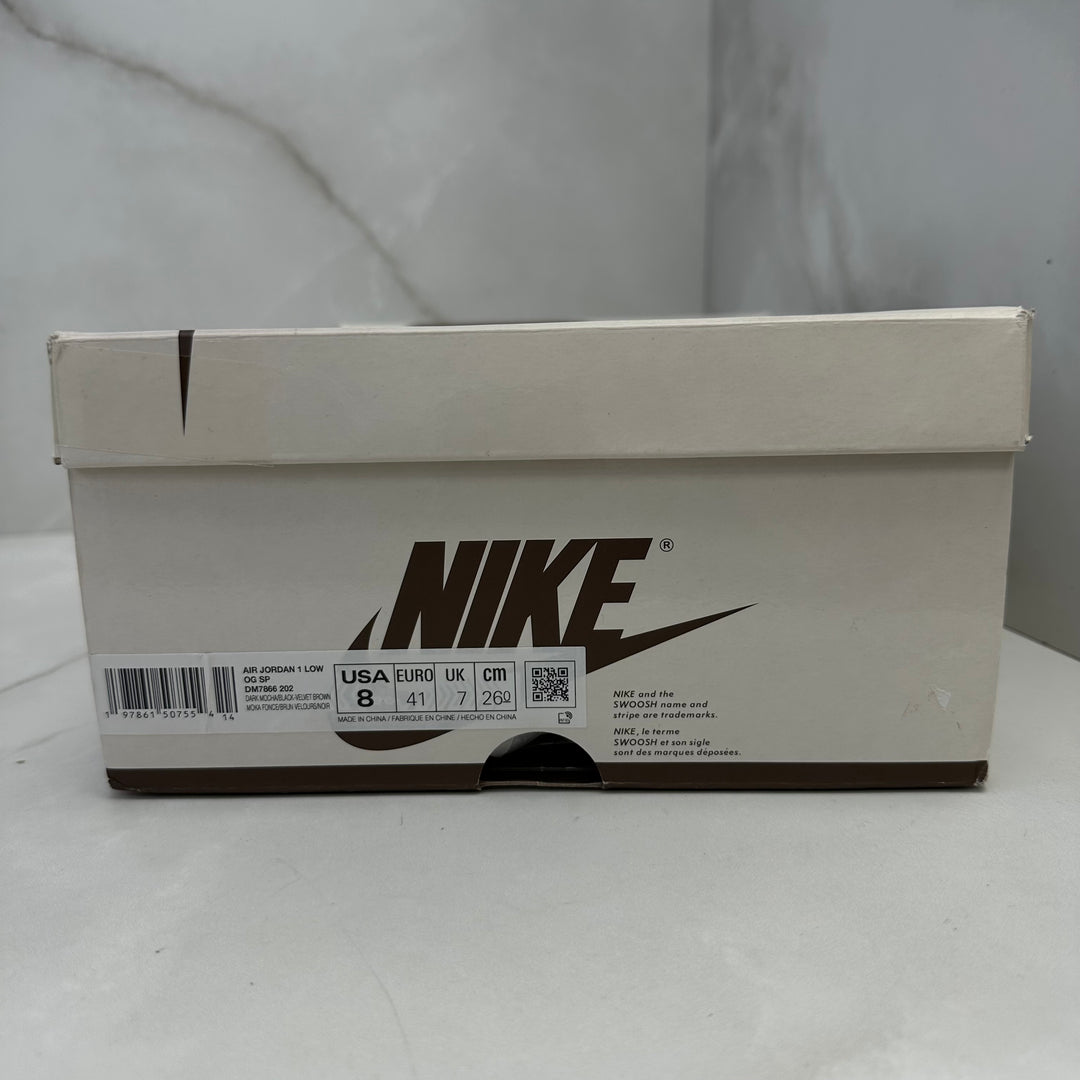 Jordan 1 Low Travis Scott Velvet 7UK