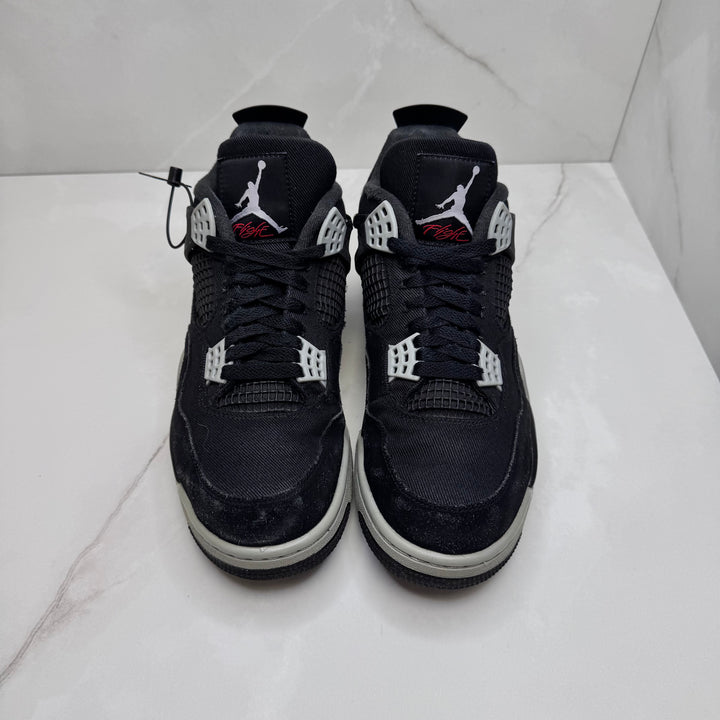 Jordan 4 Black Canvas 9UK