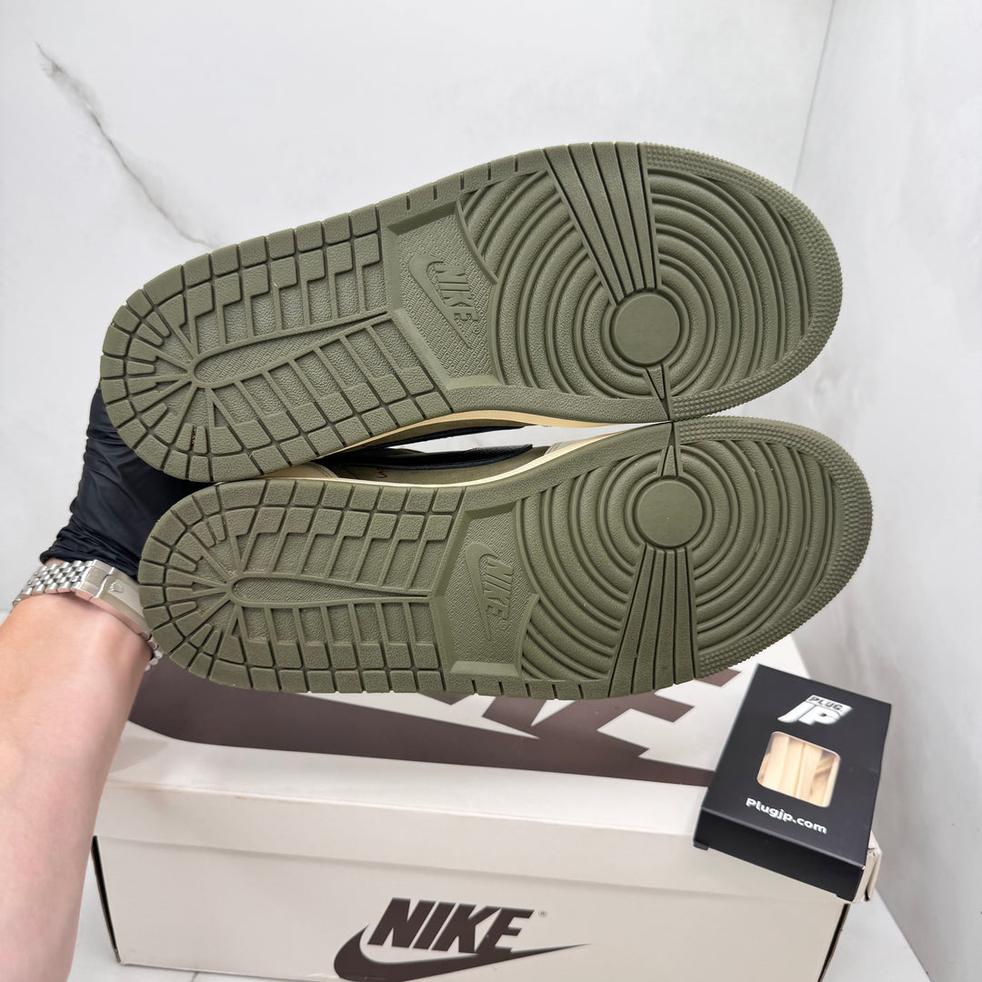 Jordan 1 Low Travis Scott Medium Olive 9UK