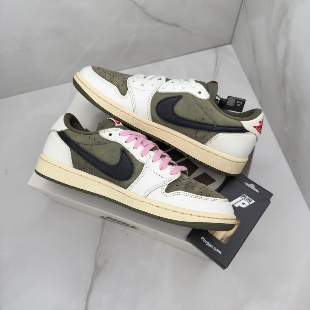 Jordan 1 Low Travis Scott Medium Olive 8UK