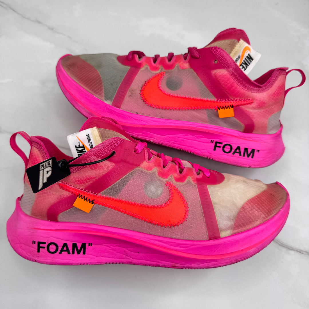 Nike Off White Zoomfly Pink 8UK