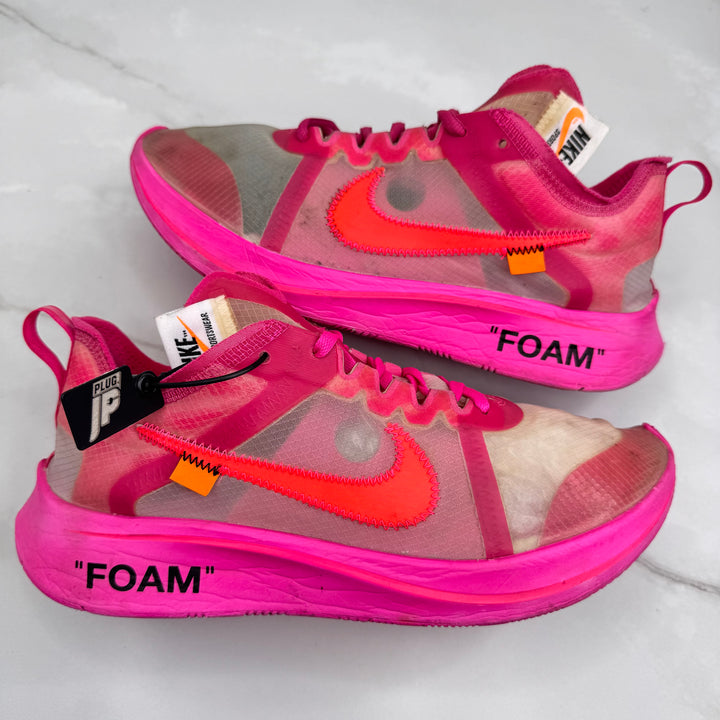 Nike Off White Zoomfly Pink 8UK