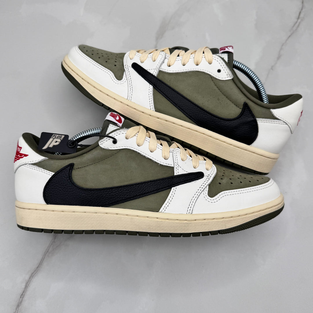 Jordan 1 Low Travis Scott Medium Olive 9UK
