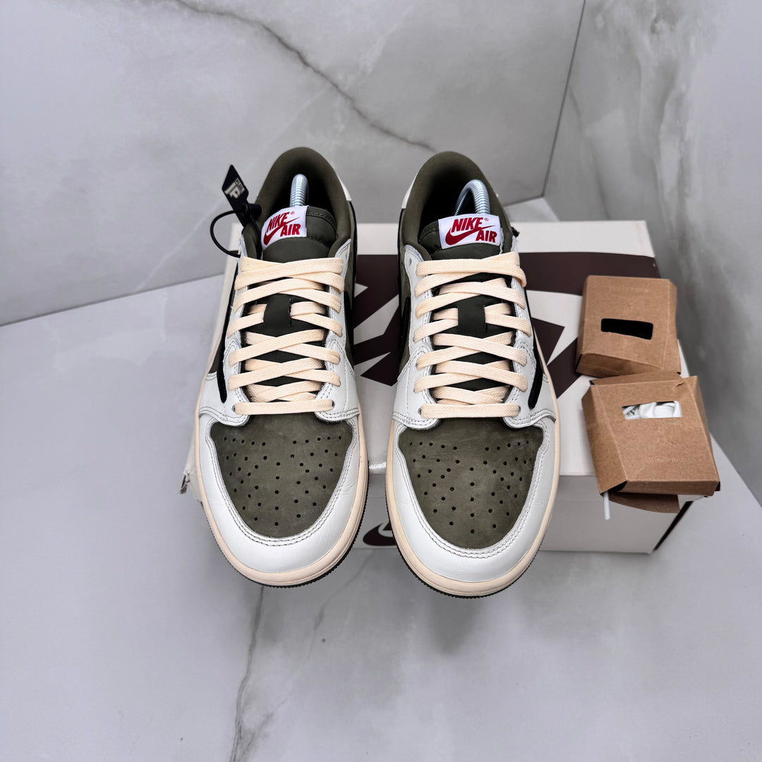 Jordan 1 Low Travis Scott Medium Olive 7.5UK