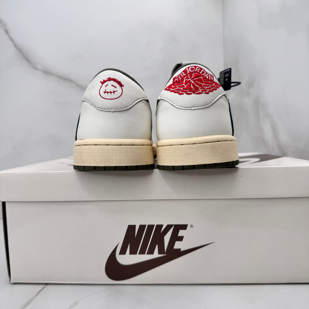 Jordan 1 Low Travis Scott Medium Olive 8UK