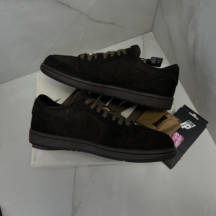 Jordan 1 Low Travis Scott Velvet 7.5UK